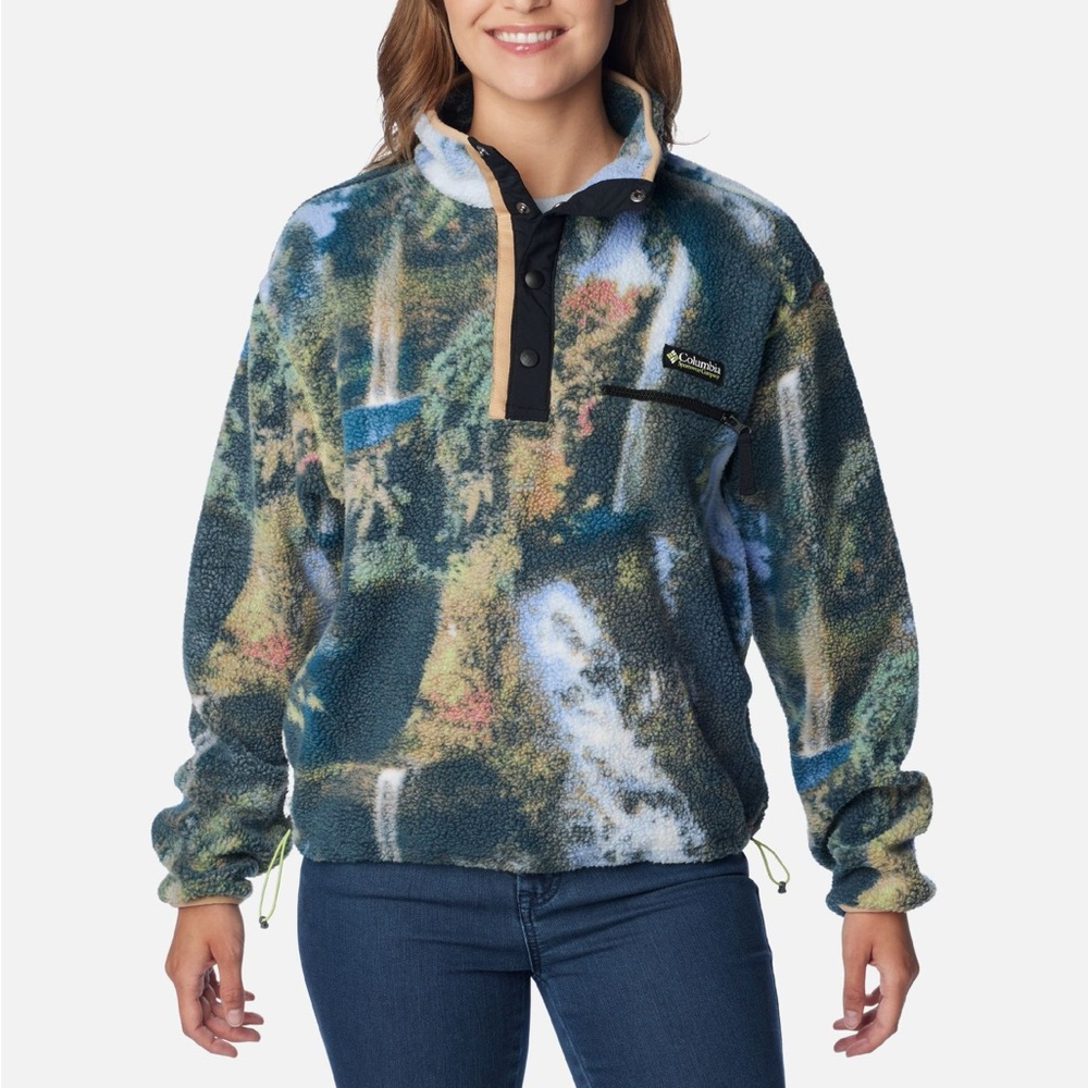Columbia Women's Helvetia™ Cropped Half Snap Fleece Pullover